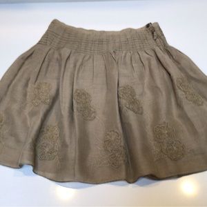 Max Studio Floral Appliqué Skirt